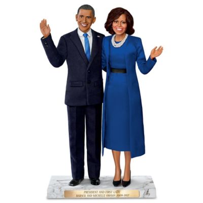 barack and michelle obama dolls